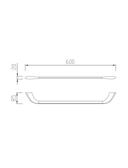 Купить Полотенцедержатель ABBER Nord AA1552B черный матовый (aa1552b) по цене 4725 руб., в Санкт-Петебруге в интернет магазине 100-Систем, а также дургие товары ABBER из раздела Штанги для полотенец и Полотенцедержатели