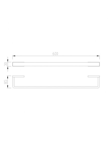 Купить Полотенцедержатель ABBER Westen AA1754 хром (aa1754) по цене 4032 руб., в Санкт-Петебруге в интернет магазине 100-Систем, а также дургие товары ABBER из раздела Штанги для полотенец и Полотенцедержатели