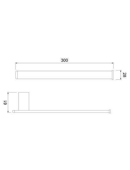 Купить Полотенцедержатель Timo Torne 43050/03 черный матовый (43050/03) по цене 5659 руб., в Санкт-Петебруге в интернет магазине 100-Систем, а также дургие товары TIMO из раздела Штанги для полотенец и Полотенцедержатели