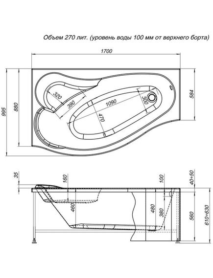 Купить Фронтальная панель Aquanet Palma 170 L (176150) по цене 5074.5 руб., в Санкт-Петебруге в интернет магазине 100-Систем, а также дургие товары AQUANET из раздела Панель фронтальная (передняя) и Комплектующие для ванн