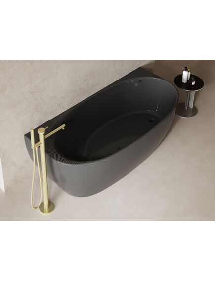 Купить Карбоновая ванна ABBER Karbon AK9004 черная (ak9004) по цене 580500 руб., в Санкт-Петебруге в интернет магазине 100-Систем, а также дургие товары ABBER из раздела Ванны из камня и Ванны