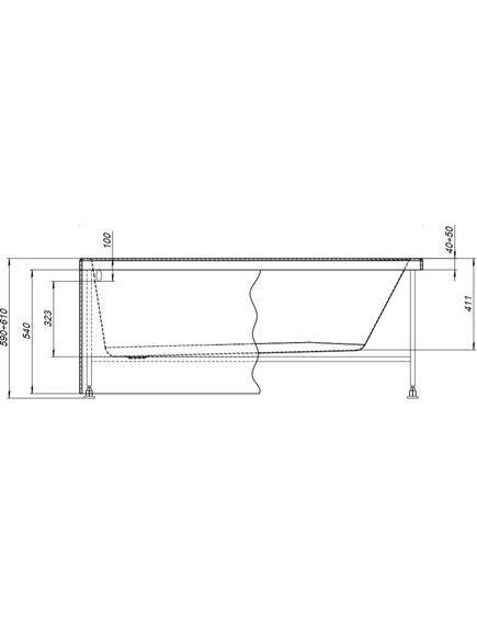 Купить Каркас сварной для акриловой ванны Aquanet Light 150x70 (242147) по цене 3174 руб., в Санкт-Петебруге в интернет магазине 100-Систем, а также дургие товары AQUANET из раздела Каркасы и Комплектующие для ванн