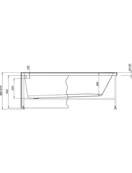 Купить Каркас сварной для акриловой ванны Aquanet Light 160x70 (242149) по цене 3248 руб., в Санкт-Петебруге в интернет магазине 100-Систем, а также дургие товары AQUANET из раздела Каркасы и Комплектующие для ванн