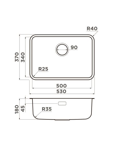 Купить Мойка Omi 53-U/I-LG Ultra Mini нерж.сталь/светлое золото (4997406) по цене 26888 руб., в Санкт-Петебруге в интернет магазине 100-Систем, а также дургие товары Omoikiri из раздела Врезные мойки и Кухонные мойки