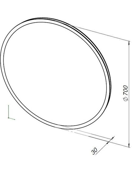 Купить Зеркало Оптима (Optima) D 700 LED (304175) (304175) по цене 11136 руб., в Санкт-Петебруге в интернет магазине 100-Систем, а также дургие товары AQUANET из раздела Зеркала и Мебель для ванной комнаты