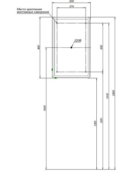 Купить Зеркальный шкаф Оптима (Optima) 50х80 LED (311859) (311859) по цене 13214 руб., в Санкт-Петебруге в интернет магазине 100-Систем, а также дургие товары AQUANET из раздела Зеркальные шкафы для ванной и Мебель для ванной комнаты