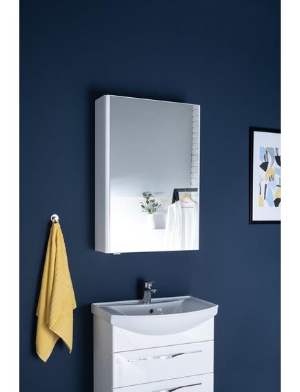 Купить Зеркальный шкаф Орлеан 60 цв.белый (183076) (183076) по цене 19038 руб., в Санкт-Петебруге в интернет магазине 100-Систем, а также дургие товары AQUANET из раздела Зеркальные шкафы для ванной и Мебель для ванной комнаты