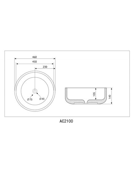 Купить Раковина накладная ABBER Bequem AC2100MB черная матовая (ac2100mb) по цене 16650 руб., в Санкт-Петебруге в интернет магазине 100-Систем, а также дургие товары ABBER из раздела Накладные раковины и Раковины и пьедесталы