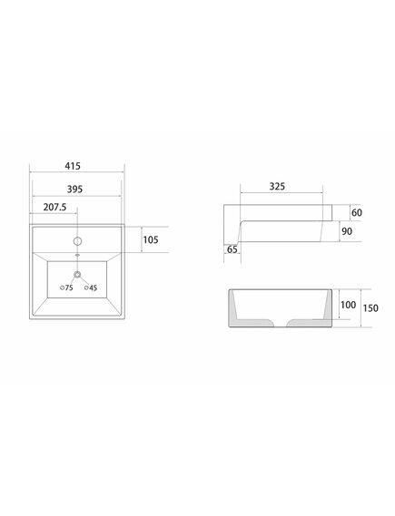 Купить Раковина накладная ABBER Rechteck AC2208MCG светло-зеленая матовая (ac2208mcg) по цене 9720 руб., в Санкт-Петебруге в интернет магазине 100-Систем, а также дургие товары ABBER из раздела Накладные раковины и Раковины и пьедесталы