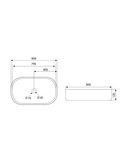 Купить Раковина накладная ABBER Bequem AC2110 белая (ac2110) по цене 21420 руб., в Санкт-Петебруге в интернет магазине 100-Систем, а также дургие товары ABBER из раздела Накладные раковины и Раковины и пьедесталы