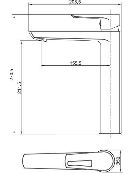 Купить Смеситель для раковины Aquanet Logic AF320-11С (af320-11с) по цене 8990 руб., в Санкт-Петебруге в интернет магазине 100-Систем, а также дургие товары AQUANET из раздела Рычажные смесители и Смесители для раковины