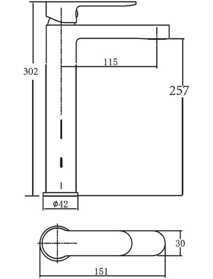 Купить Смеситель для раковины Aquanet Passion AF300-11B (af300-11b) по цене 5536 руб., в Санкт-Петебруге в интернет магазине 100-Систем, а также дургие товары AQUANET из раздела Рычажные смесители и Смесители для раковины