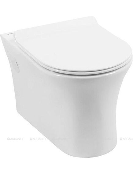 Купить Унитаз подвесной Aquanet Rimless Roll-W CL-12249D (roll-w) по цене 19650 руб., в Санкт-Петебруге в интернет магазине 100-Систем, а также дургие товары AQUANET из раздела Унитазы подвесные и Унитазы