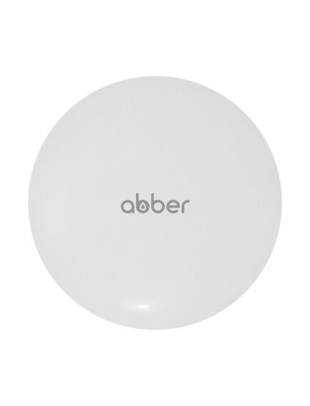 Купить Накладка на слив для раковины ABBER AC0014MW белая матовая, керамика (ac0014mw) по цене 1200 руб., в Санкт-Петебруге в интернет магазине 100-Систем, а также дургие товары ABBER из раздела Комплектующие и Сифоны