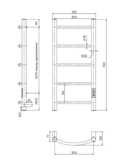 Купить Псш Arc Lux б/п (electro) 70/30 (таймер, скр.монтаж, унив.подкл.R/L, Полиров.) INDIGO  (lcale70-30rt) по цене 8664 руб., в Санкт-Петебруге в интернет магазине 100-Систем, а также дургие товары INDIGO из раздела Электрические полотенцесушители и Полотенцесушители