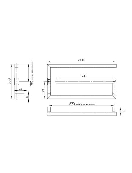 Купить Псш Sigma (electro) 30/60 (таймер, скр.монтаж, унив.подкл.R/L, Черный муар). (dgsig30-60brlt) по цене 8900 руб., в Санкт-Петебруге в интернет магазине 100-Систем, а также дургие товары INDIGO из раздела Электрические полотенцесушители и Полотенцесушители