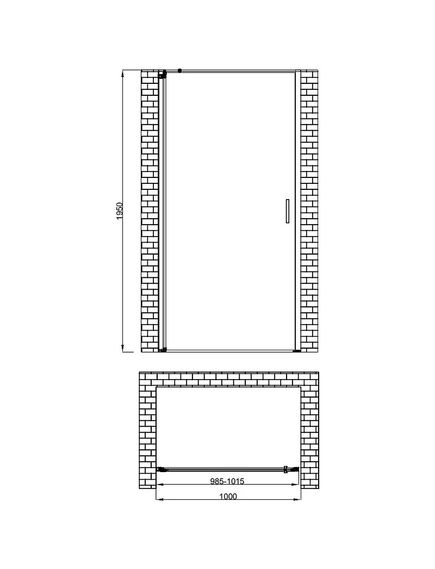 Купить Душевая дверь LEGOS LS-1 1000 (062022) по цене 22490 руб., в Санкт-Петебруге в интернет магазине 100-Систем, а также дургие товары BERGES из раздела Душевые двери и Душевые двери, перегородки