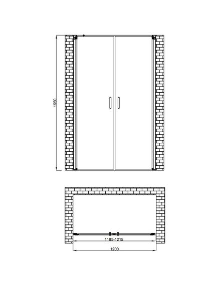 Купить Душевая дверь LEGOS LS-3 1200 (062027) по цене 26990 руб., в Санкт-Петебруге в интернет магазине 100-Систем, а также дургие товары BERGES из раздела Душевые двери и Душевые двери, перегородки