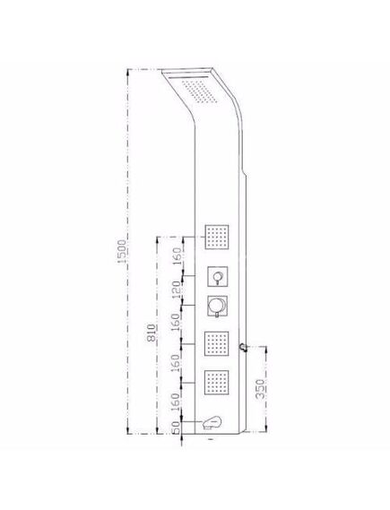 Купить Excellent Душевая панель More Termo (arac.ml9304t) по цене 69510 руб., в Санкт-Петебруге в интернет магазине 100-Систем, а также дургие товары EXCELLENT из раздела Душевые панели и Душевые стойки, системы, панели, гарнитуры