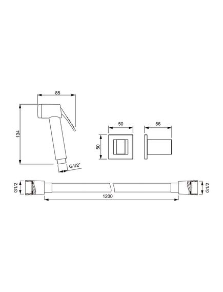 Купить Гигиенический душ Timo SG-3054/03 черный (sg-3054/03) по цене 8184 руб., в Санкт-Петебруге в интернет магазине 100-Систем, а также дургие товары TIMO из раздела Гигиенические лейки и Гигиенический душ