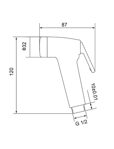 Купить Лейка гигиенического душа SL-2053/03 черный (sl-2053/03) по цене 1782 руб., в Санкт-Петебруге в интернет магазине 100-Систем, а также дургие товары TIMO из раздела Гигиенические лейки и Гигиенический душ