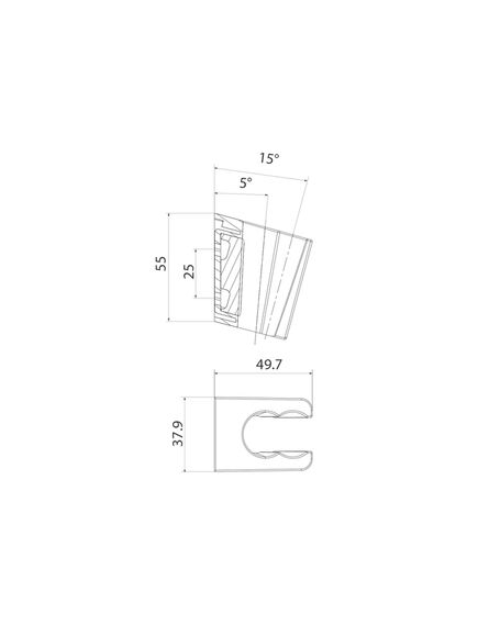 Купить Держатель для лейки, графитовый, 080, IDDIS, 080GL00i53 (080gl00i53) по цене 480 руб., в Санкт-Петебруге в интернет магазине 100-Систем, а также дургие товары IDDIS из раздела Держатели и Комплектующие для душа