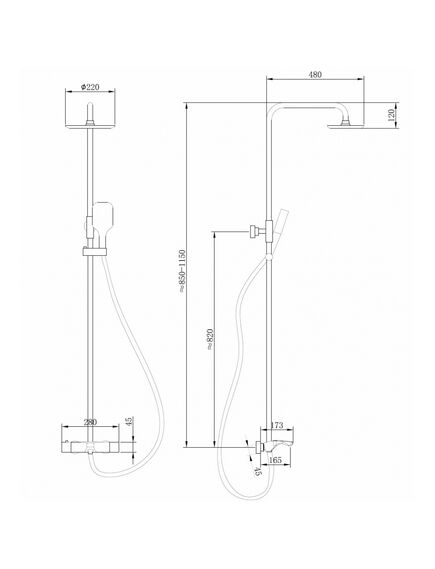 Купить Душевая стойка ABBER Thermostat AF8516G с термостатом и изливом, золото матовое (af8516g) по цене 69300 руб., в Санкт-Петебруге в интернет магазине 100-Систем, а также дургие товары ABBER из раздела Душевые стойки и Душевые стойки, системы, панели, гарнитуры