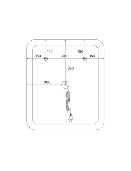 Купить Зеркало с подсветкой, 60 см, Esper, IDDIS, ESP6000i98 (esp6000i98) по цене 17250 руб., в Санкт-Петебруге в интернет магазине 100-Систем, а также дургие товары IDDIS из раздела Зеркала и Мебель для ванной комнаты