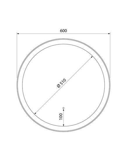 Купить Зеркало с подсветкой круглое, 60 см, Esper, IDDIS, ESP600Ri98 (esp600ri98) по цене 13490 руб., в Санкт-Петебруге в интернет магазине 100-Систем, а также дургие товары IDDIS из раздела Зеркала и Мебель для ванной комнаты