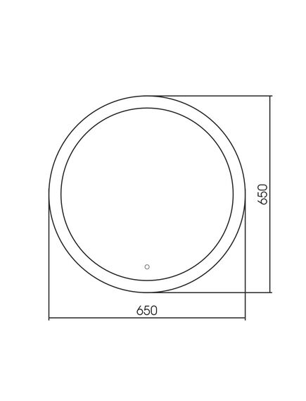 Купить Зеркало ABBER Mond AG6202S-0.65 с подсветкой, сенсорный выключатель, диммер (ag6202s-0.65) по цене 8041.5 руб., в Санкт-Петебруге в интернет магазине 100-Систем, а также дургие товары ABBER из раздела Зеркала и Мебель для ванной комнаты