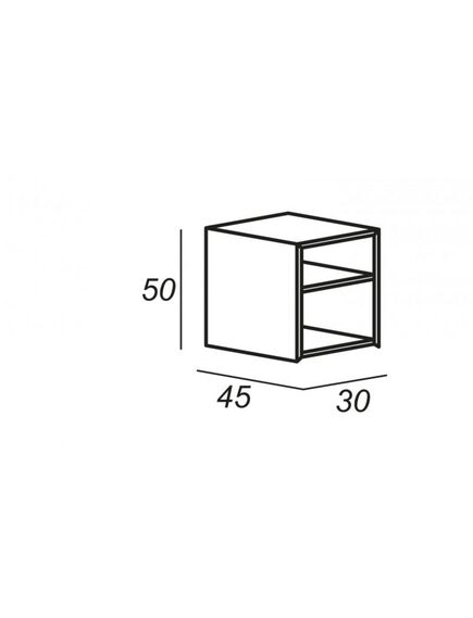 Купить Шкафчик Cezares Space 55036 frassino scuro (55036) по цене 18170 руб., в Санкт-Петебруге в интернет магазине 100-Систем, а также дургие товары CEZARES из раздела Шкафы и Пеналы, комоды, шкафы