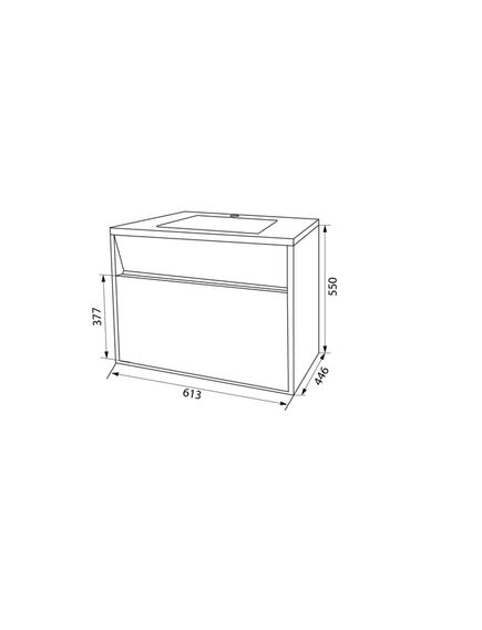 Купить Тумба с умывальником подвесная с ящиком, белая, 60 см, Esper, IDDIS, ESP60W0i95K (esp60w0i95k) по цене 22860 руб., в Санкт-Петебруге в интернет магазине 100-Систем, а также дургие товары IDDIS из раздела Тумбы с умывальником и Мебель для ванной комнаты