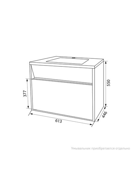 Купить Тумба подвесная с ящиком, белая, 60 см, Esper, IDDIS, ESP60W0i95. Подходит ум. 4506000i28 (esp60w0i95) по цене 11390 руб., в Санкт-Петебруге в интернет магазине 100-Систем, а также дургие товары IDDIS из раздела Тумбы под раковину и Мебель для ванной комнаты