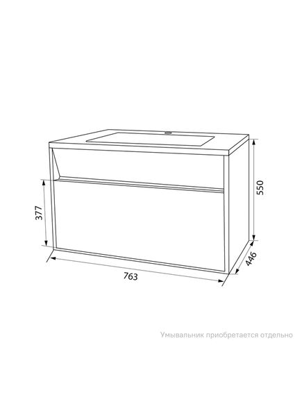 Купить Тумба подвесная с ящиком, белая, 80 см, Esper, IDDIS, ESP80W0i95. Подходит ум. 4508000i28 (esp80w0i95) по цене 12290 руб., в Санкт-Петебруге в интернет магазине 100-Систем, а также дургие товары IDDIS из раздела Тумбы под раковину и Мебель для ванной комнаты