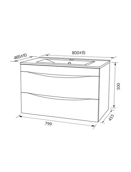 Купить Тумба с умывальником, подвесная, 80 см, белая, Cloud, IDDIS, CLO80W0i95K (clo80w0i95k) по цене 36980 руб., в Санкт-Петебруге в интернет магазине 100-Систем, а также дургие товары IDDIS из раздела Тумбы с умывальником и Мебель для ванной комнаты