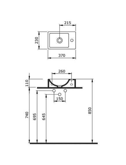 Купить Раковина Berges Small 37 R 182010 Белая глянцевая (182010) по цене 5590 руб., в Санкт-Петебруге в интернет магазине 100-Систем, а также дургие товары BERGES из раздела Подвесные раковины и Раковины и пьедесталы