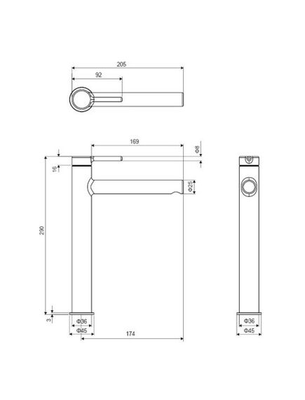 Купить Excellent Pi AREX.1202WH Смеситель для раковины, белый (arex.1202wh) по цене 24360 руб., в Санкт-Петебруге в интернет магазине 100-Систем, а также дургие товары EXCELLENT из раздела Рычажные смесители и Смесители для раковины