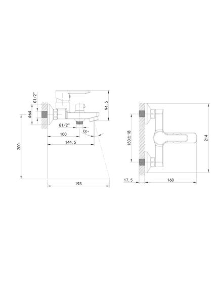 Купить Смеситель IDDIS Sena для ванны и душа SENSB00i02WA (sensb00i02wa) по цене 7865 руб., в Санкт-Петебруге в интернет магазине 100-Систем, а также дургие товары IDDIS из раздела Смесители с коротким изливом и Смесители для ванны и душа