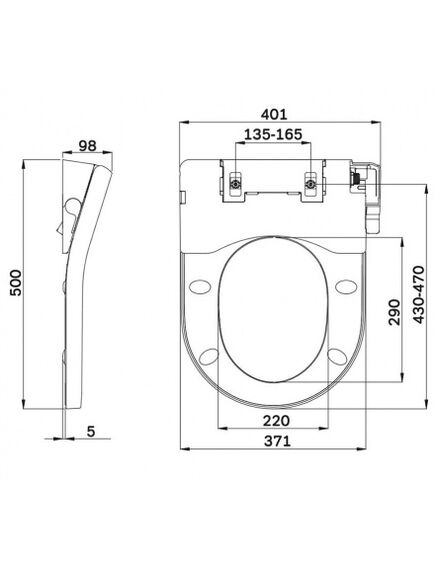 Купить CCC7853WH Clean Care электронная крышка-биде (ccc7853wh) по цене 42990 руб., в Санкт-Петебруге в интернет магазине 100-Систем, а также дургие товары AM.PM из раздела Крышки-биде и Унитазы