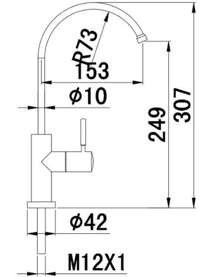 Купить Кран для фильтра Aquanet Steel AF210-91S (af210-91s) по цене 3490 руб., в Санкт-Петебруге в интернет магазине 100-Систем, а также дургие товары AQUANET из раздела Краны для фильтра питьевой воды и Водоочистка