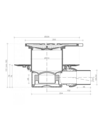 Купить Трап Confluo Standard 20х20 Angle 1 (13000013) по цене 8600 руб., в Санкт-Петебруге в интернет магазине 100-Систем, а также дургие товары Pestan из раздела Трапы и Душевые лотки и душевые трапы