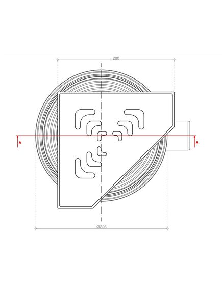 Купить Трап Confluo Standard 20х20 Angle 1 (13000013) по цене 8600 руб., в Санкт-Петебруге в интернет магазине 100-Систем, а также дургие товары Pestan из раздела Трапы и Душевые лотки и душевые трапы