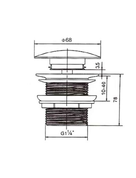 Купить Донный клапан с керамической крышкой Vincea DBS-316, белая крышка, без перелива, , шт (dbs-316) по цене 2480 руб., в Санкт-Петебруге в интернет магазине 100-Систем, а также дургие товары Vincea из раздела Выпуски, донные клапаны и Сифоны