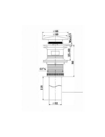 Купить Донный клапан Solid Surface Vincea DBS-616MW, белая матовая крышка, без перелива, , шт (dbs-616mw) по цене 2040 руб., в Санкт-Петебруге в интернет магазине 100-Систем, а также дургие товары Vincea из раздела Выпуски, донные клапаны и Сифоны