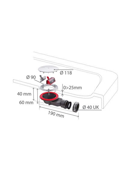 Купить Сифон для душа Wirquin “Slim+” (Слим+) 30723365 белый (30723365) по цене 3993.6 руб., в Санкт-Петебруге в интернет магазине 100-Систем, а также дургие товары Wirquin из раздела Сифон и Сифоны для ванн, поддонов