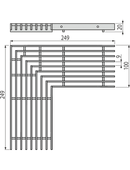 Купить ALCA PLAST Решетка для дренажного углового желоба 100 мм, нержавеющая сталь, арт. ADZ-R324R (adz-r324r) по цене 32460.89 руб., в Санкт-Петебруге в интернет магазине 100-Систем, а также дургие товары AlcaPlast из раздела Решетки для лотков и Душевые лотки и душевые трапы