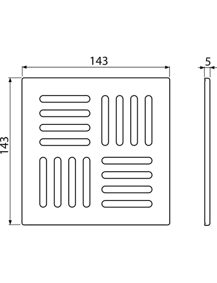 Купить ALCA PLAST Решетка 143×143 мм нержавеющая сталь AISI 316L, арт. MPV009 (mpv009) по цене 5536.68 руб., в Санкт-Петебруге в интернет магазине 100-Систем, а также дургие товары AlcaPlast из раздела Решетки для лотков и Душевые лотки и душевые трапы