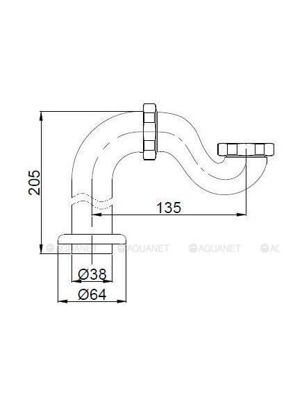 Купить Сифон для ванны BelBagno BB567-01-TI-BRN бронза (bb567-01-ti-brn) по цене 4410 руб., в Санкт-Петебруге в интернет магазине 100-Систем, а также дургие товары BelBagno из раздела Сифон и Сифоны для ванн, поддонов