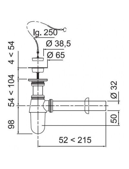 Купить Сифон для раковины Wirquin SL213 хром (sl213) по цене 3021.2 руб., в Санкт-Петебруге в интернет магазине 100-Систем, а также дургие товары Wirquin из раздела Сифон и Сифоны для раковин