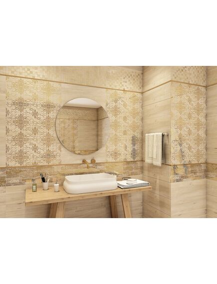 Купить Керамический декор ALTACERA Vesta Gold DW11VST11 600*200*9 (6 шт в уп) (dw11vst11) по цене 1103 руб., в Санкт-Петебруге в интернет магазине 100-Систем, а также дургие товары ALTACERA из раздела Керамическая плитка и Напольные покрытия